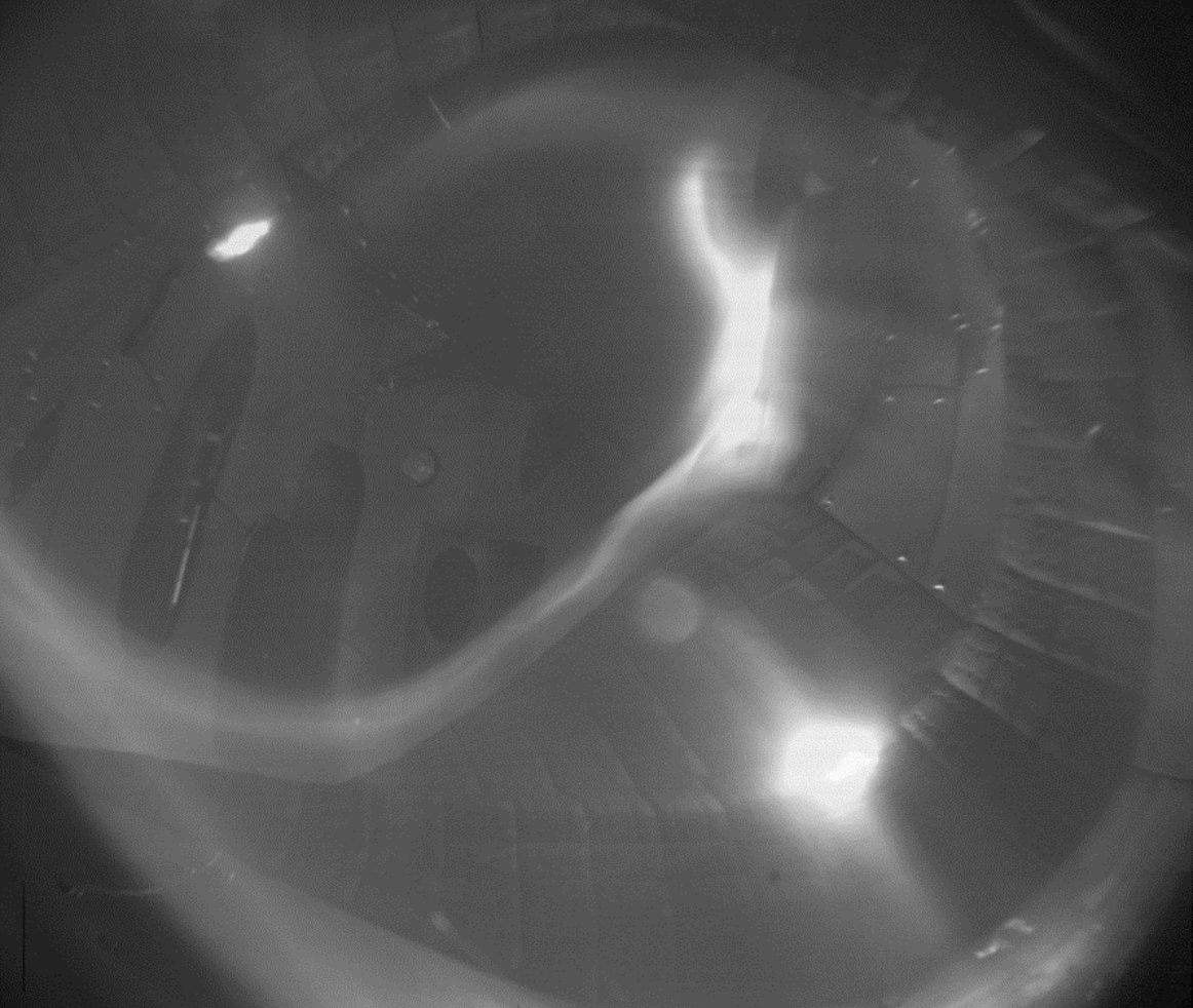 Plasma inside reactor